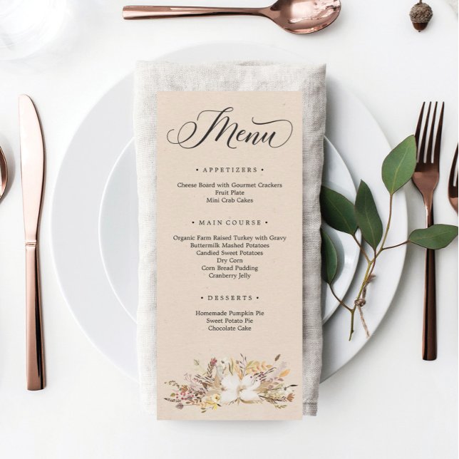 Menu Janta Ação de Graças (Criador carregado)