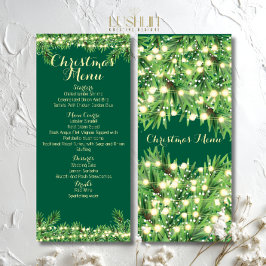 Menu Jantar ou Evento Festivo de Natal