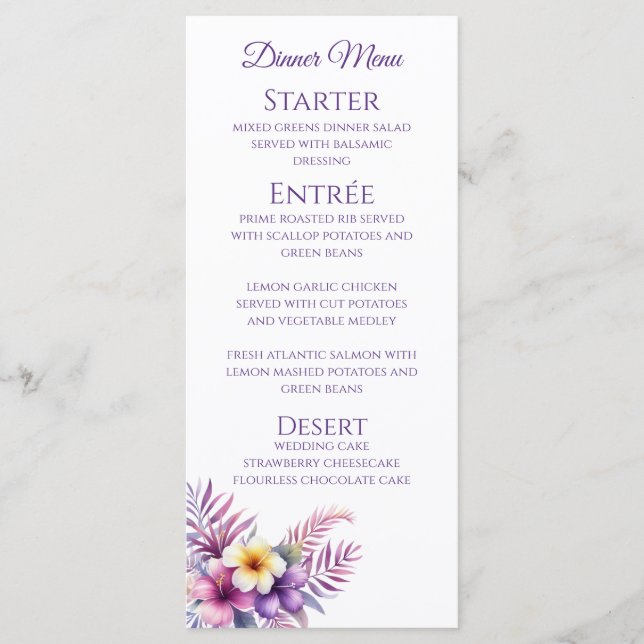 Menu Janto Casado e Romance de Bar (Frente)