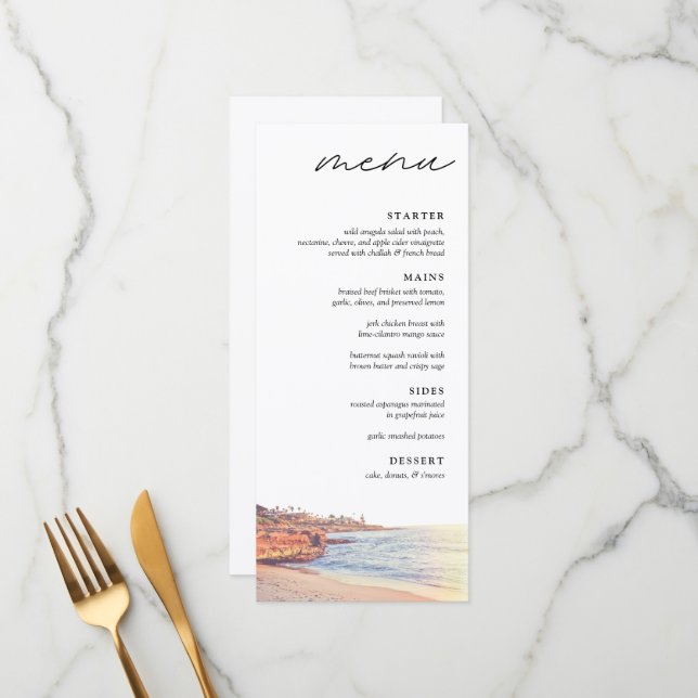 Menu Janto Casamento La Jolla Cove (Frente/Verso In Situ)