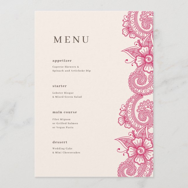 Menu Janto Casamento Mod Mehandi (Frente)