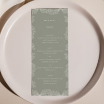 Menu Janto Casamento Verde de Todos os Sábios Flor