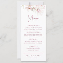 Menu Janto de Casamento de Cereja Blossom