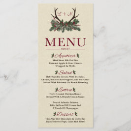 Menu Janto de Casamento de Pinus de Feriado Russo