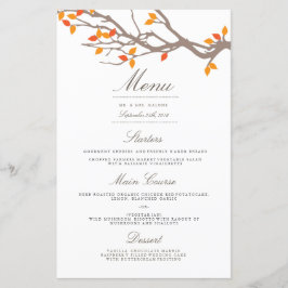 Menu Janto de Casamento de Sucursais Felizes