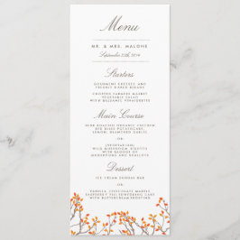 Menu Janto de Casamento de Sucursais Felizes