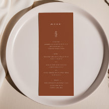 Janto de Casamento Simples Folha Terracotta