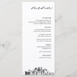 Menu Janto de Casamento Skyline Dallas