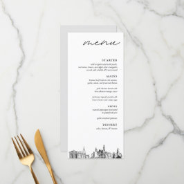 Menu Janto de Casamento Skyline Philadelphia