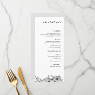 Menu Janto de Casamentos Modernos da Virginia Beac