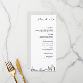 Menu Janto de Casamentos Modernos do Skyline Buffa