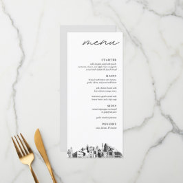 Menu Janto de Casamentos Modernos do Skyline Ralei