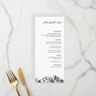 Menu Janto de Casamentos Modernos do Skyline Ralei