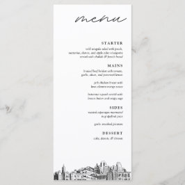 Menu Janto de Casamentos Skyline, Cidade de Salt L