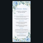 Menu Janto de Quadro Dourado Dusty Blue Eucalyptus Gree<br><div class="desc">Dusty Blue Eucalyptus Greenery Dourado Frame Menu,  Contacte-me para obter itens correspondentes ou para personalização,  Rosas Blush ©</div>