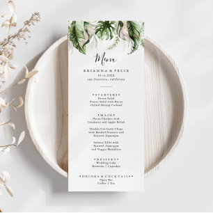 Menu Janto Dourado de Verde Tropical