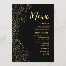 Menu Janto Dourado preto