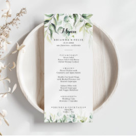 Menu Janto Eucalyptus Greenerescência com Aquarela