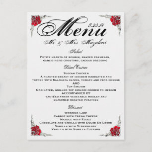 Menu Janto Final de Casamento Shalicia