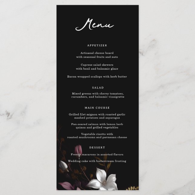 Menu Janto Florence Wedding (Frente)