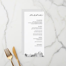 Menu Janto Fort Worth Texas Wedding