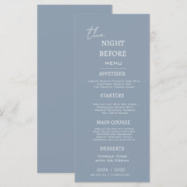 Menu Janto Mínimo Azul Dusty Antes