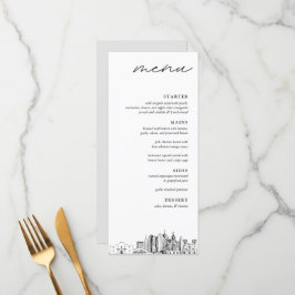 Menu Janto Moderno de Casamentos de San Antonio Sk