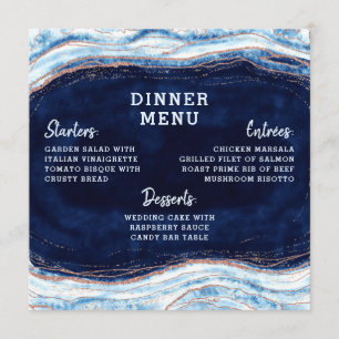 Menu Janto Quadrado de Agato de Geodo Dourado Rosa de A