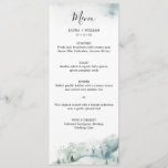 Menu Janto Rustic Winter Pine Christmas<br><div class="desc">design moderno e chic imprimiu o Trendy Elegant Rustic Winter Pine Tree and Deer Christmas Janto Menu que pode ser personalizado com seu texto. Clique no botão "Personalizar" e use a ferramenta design para modificar este modelo. Veja na loja de Design de arte gráfica outros produtos que combinam com este...</div>