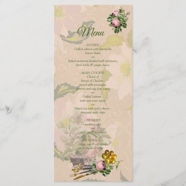 Menu Jardim Bush Vitoriano (Frente)