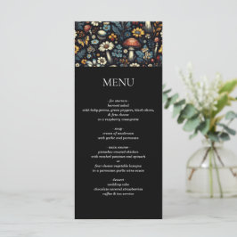 Menu Jardim de Cottagecore