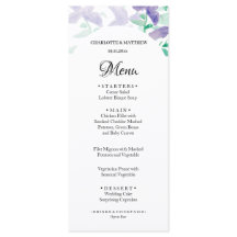 Lilás Floral Boho Elegante e Bonito em Aquarela