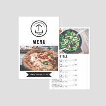 Lista de Preços do Cardápio de Restaurante Fotos B