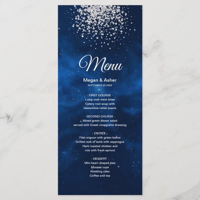 Menu Literatura Romântica Celestial do Universo Si (Frente)