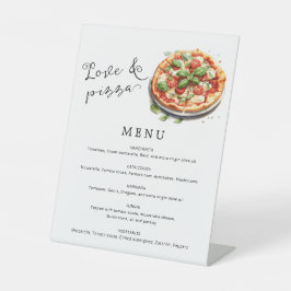 Menu Love and Pizza