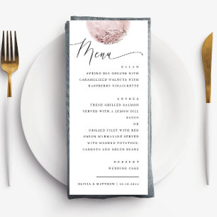 Menu Lua Romântica Blush   Janto Casamento Celestial