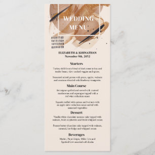 Menu Lux rosa dourado brilho poeirento rujado matizes d