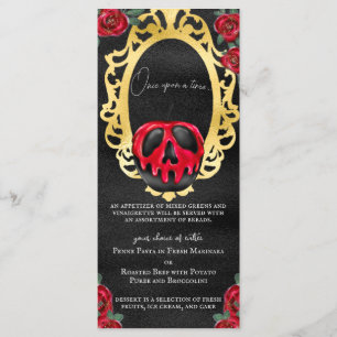 Menu Maçã Venenosa Branca de Fairytala Branca de Neve G