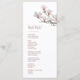 Menu Magnólia Arte Floral Fina