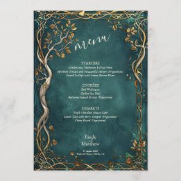 Menu Majestade o Casamento da Terra Média