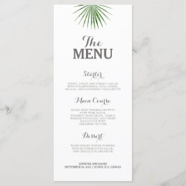 Menu Mala Verde Minimalista Flat