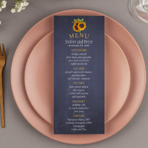 Menu Maravilhas rústicas elegantes do outono Cardápio d