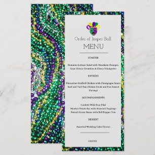 Menu Mardi Gras
