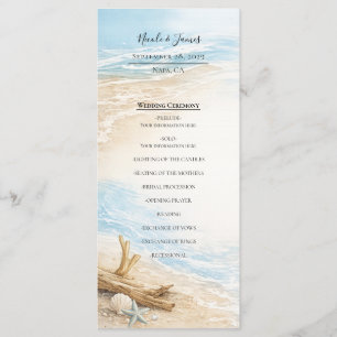 Menu Marés Eternas Água-forte Costeira Casamento de Pra