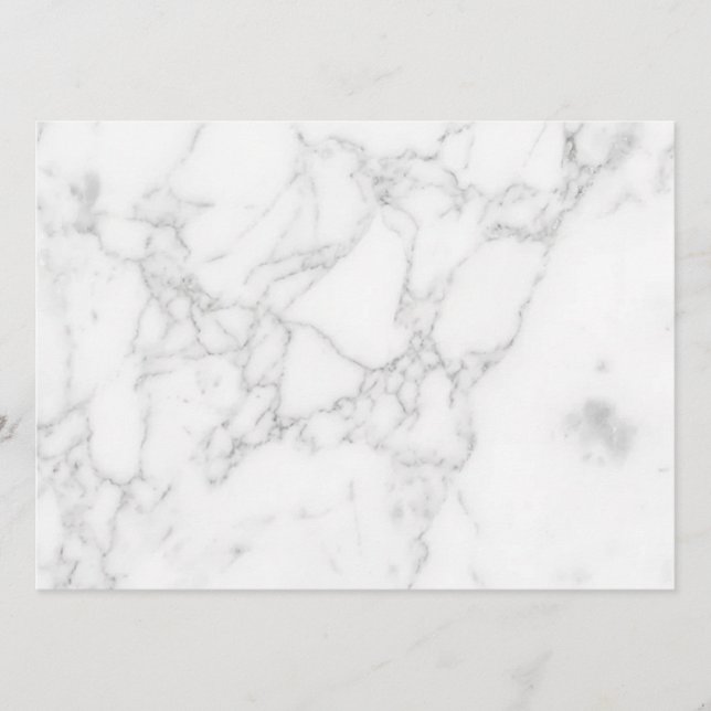Menu Mármore Branco (Frente)