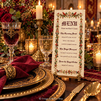 Menu Medieval | Festa Real Renascimento