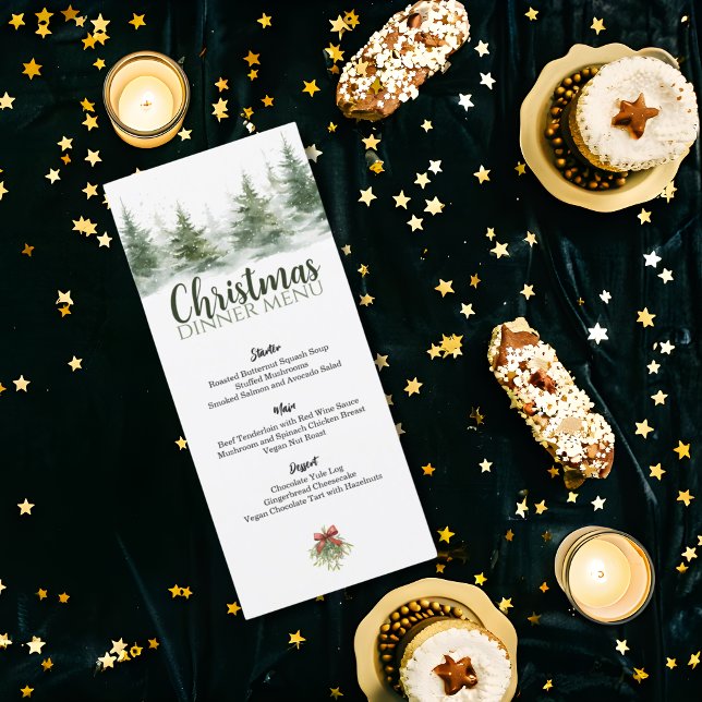 Menu Melancia de Natal minimalista (Criador carregado)