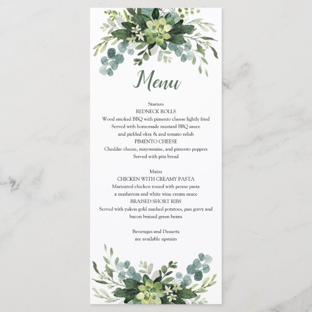 Menu Menú Plano de vegetación (Frente)