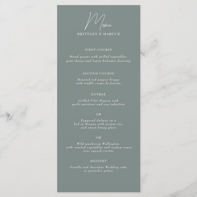Menu Minimalista de Baixo Nível (Frente)