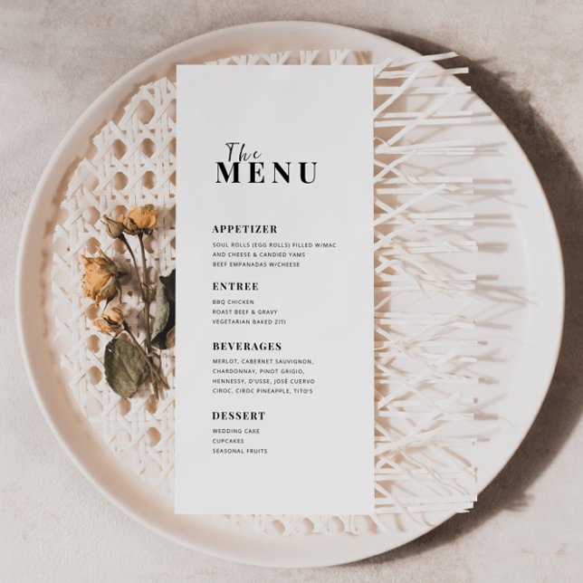 Menu Minimalista Moderno (Criador carregado)